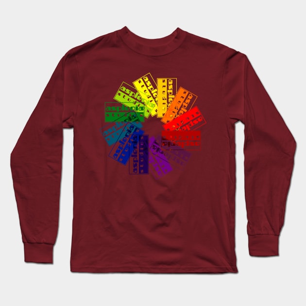 Asplenia Studios Color Wheel Long Sleeve T-Shirt by AspleniaStudios